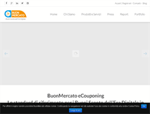 Tablet Screenshot of buonmercato.com